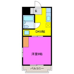 ＭＡＮＳＩＯＮ　ＤＩＡＮＡの物件間取画像